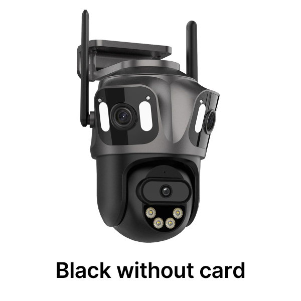 Kamera IP WiFi Trzy Obiektywy Kamera – Black Without Card / wtyczka UE