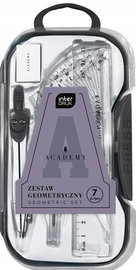 ZESTAW GEOMETRYCZNY W ETUI - 7 ELEMENTÓW INTERDRUK ACADEMY