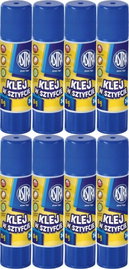 KLEJ W SZTYFCIE 8g Astra SZKOŁA BIURO SUPER MOCNY ZMYWALNY