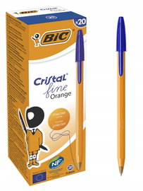 DŁUGOPIS BIUROWY BIC ORANGE NIEBIESKI 20szt PACZKA