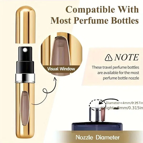 Aluminiowy atomizer perfum 5 ml