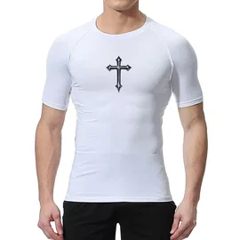 Męska kompresyjna koszulka treningowa Cross