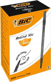 BIC ROUND STIC CLASSIC DŁUGOPIS CZARNY 60 SZT. - NOWY