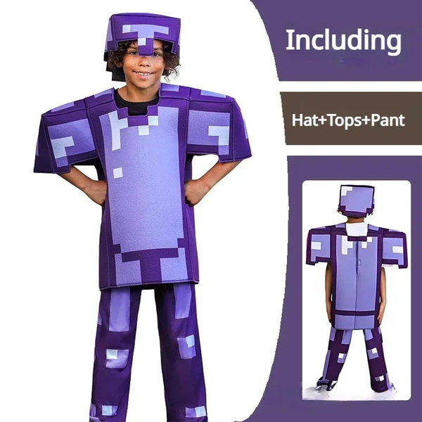 Strój Cosplay Anime Pixel-Man Creeper Steve na Halloween D/M-120