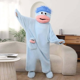 Piżama onesie z motywem potwora, rozmiar M, kolor 5