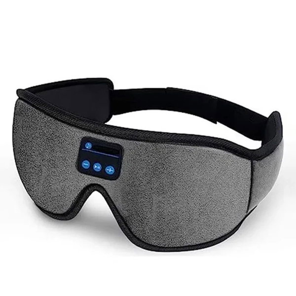 Maska na oczy Bluetooth 3D szara