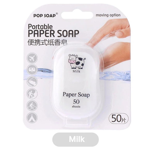 Płytka mydła podróżne z zapachem Milk