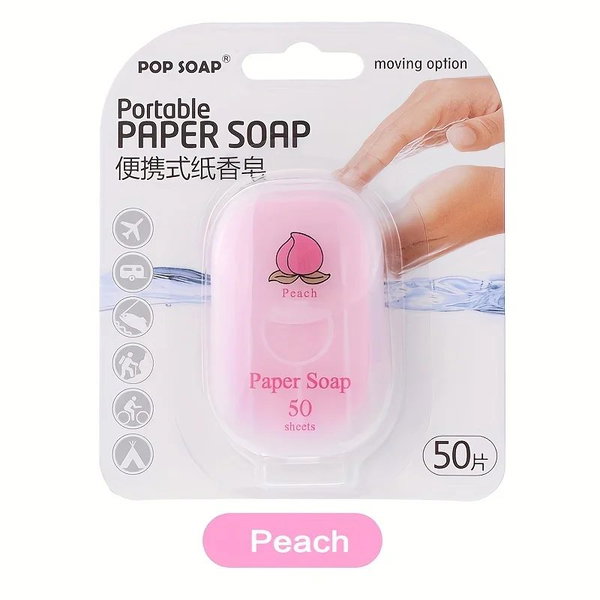 Mydło w płatkach przenośne z zapachem Peach