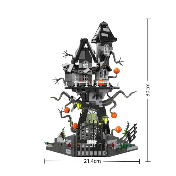 Klocki Konstrukcyjne Latarnia straszna z LED Haunted House