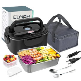 Przenośny podgrzewany pojemnik na lunch, 1,5L