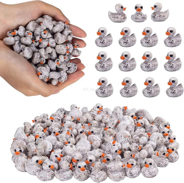 Gotyckie figurki kaczek z czaszkami 1 – 30 szt.