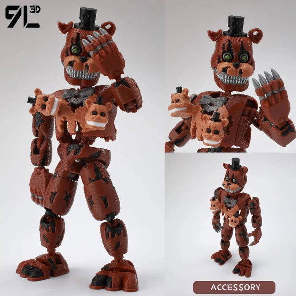 Figurka wojownika fantasy nightmare freddy 2, kolor: nightmare freddy 2