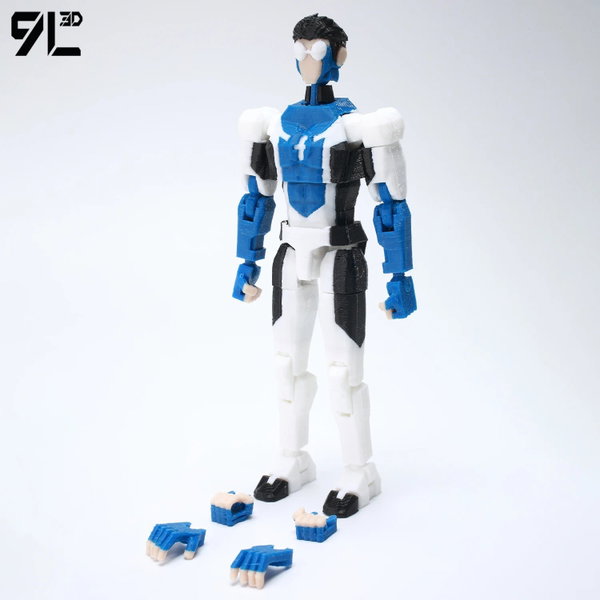Figurka wojownika fantasy ZHT-9LA-290, kolor: ZHT-9LA-290