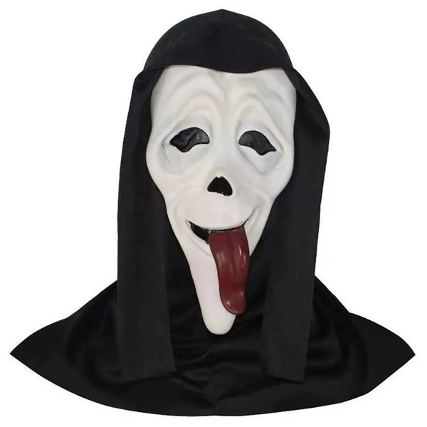 Maska Ghostface z filmu Scream, kolor Tongue spit