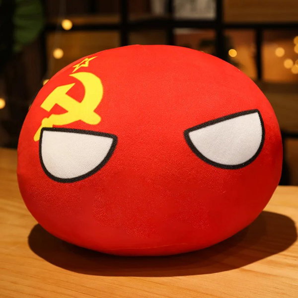 Pluszak Polandball 10 cm kolor USSR 20 cm