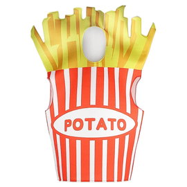 Kostium hot doga dla dorosłych, kombinezon na Halloween French Fries