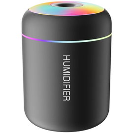 Nawilżacz USB 180 ml czarny z olejkami
