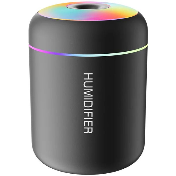 Nawilżacz USB 180 ml czarny z olejkami