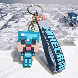 Breloczki 3D silikonowe Minecraft Zestaw Creeper Steve – BX1711-1P / 1 Set