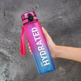 Butelka na wodę 1L przenośna sportowa do picia 1,0 l