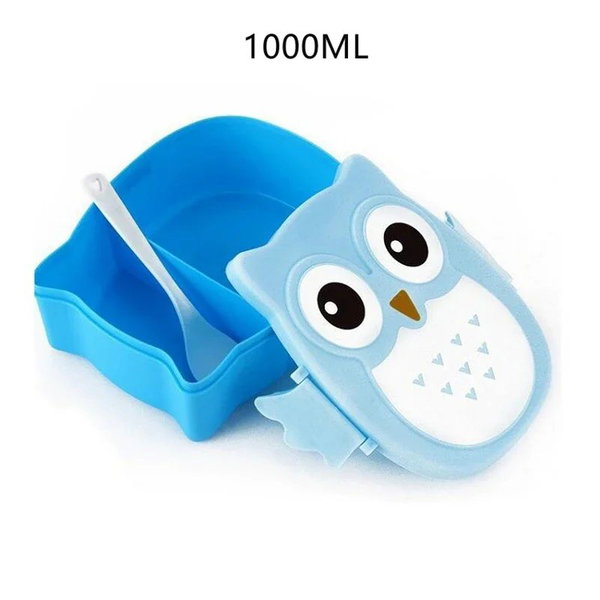 Pudełko na lunch 2 warstwy 1000ML Blue Owl