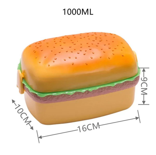 Pudełko na lunch 2 warstwy 1000ML Rectangle