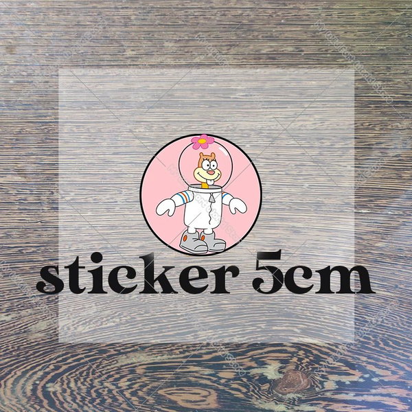 Pojemnik na lunch kreskówkowy SpongeBob litera A-Z – sticker-HMBB413