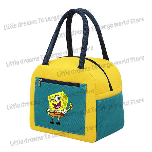 Torba na lunch SpongeBob kreskówkowa termiczna do ręki HMBB 179