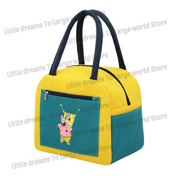 Torba na lunch SpongeBob kreskówkowa termiczna do ręki HMBB 108