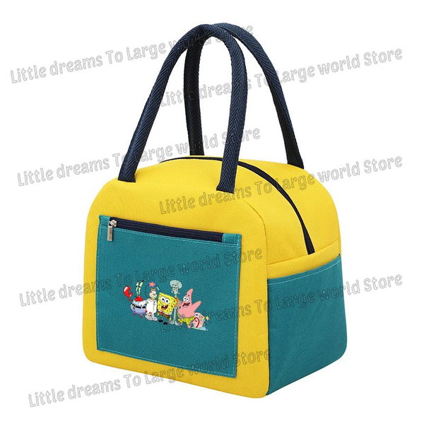 Torba na lunch SpongeBob kreskówkowa termiczna do ręki HMBB 1043