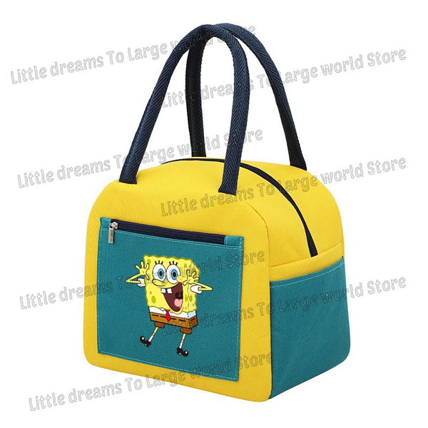 Torba na lunch SpongeBob kreskówkowa termiczna do ręki HMBB 129