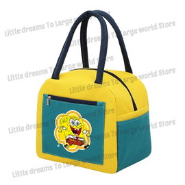 Torba na lunch SpongeBob kreskówkowa termiczna do ręki HMBB 148