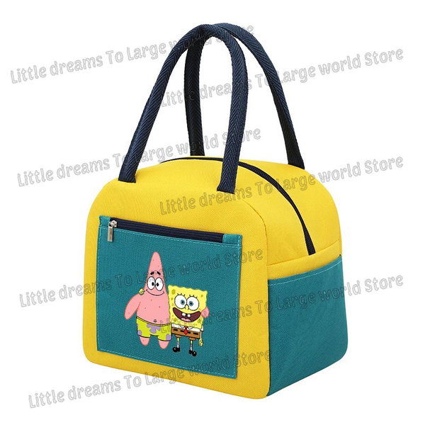 Torba na lunch SpongeBob kreskówkowa termiczna do ręki HMBB 423