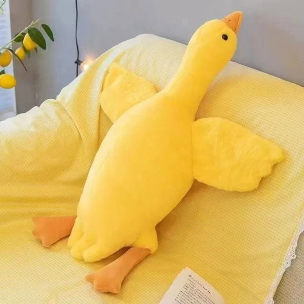 Zabawka dla psów w kształcie kaczki 90 cm Yellow