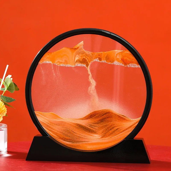 Ruchomy piasek 3D w szkle – 7 inch