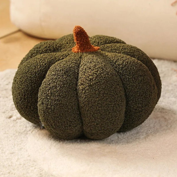 Pluszowa poduszka zielona, 35 cm