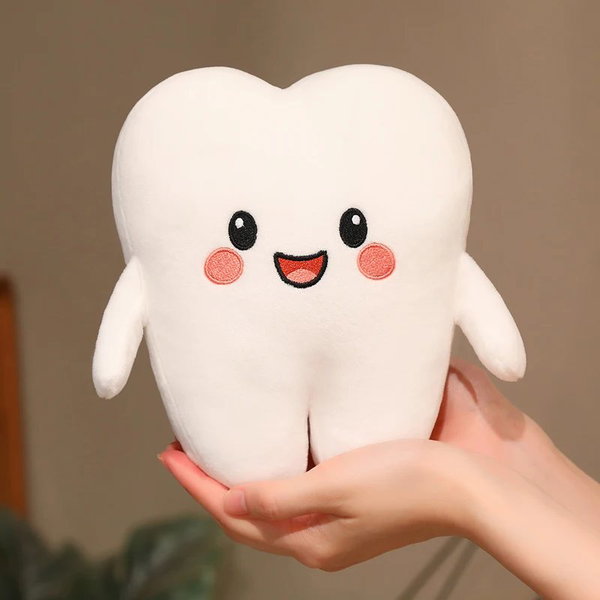 Pluszowa szczoteczka do zębów, kolor pasta do zębów, 20 cm Teeth