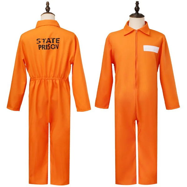 Kostium więzienny XXLęskie pomarańczowe XXL state prisoner