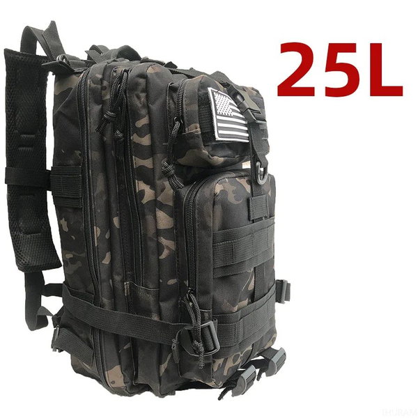 Plecak trekkingowy 25 l czarny 25 l (Camo black)