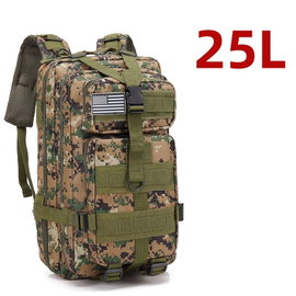 Plecak trekkingowy 25 l czarny 25 l-Camouflagegreen