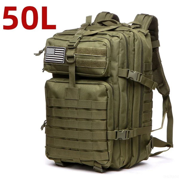 Plecak trekkingowy 25 l czarny 50 l (Green)