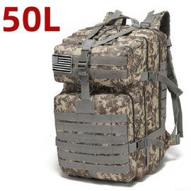 Plecak trekkingowy 25 l czarny 50 l (ACU)