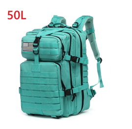 Plecak trekkingowy 25 l czarny 50 l (Cyan)