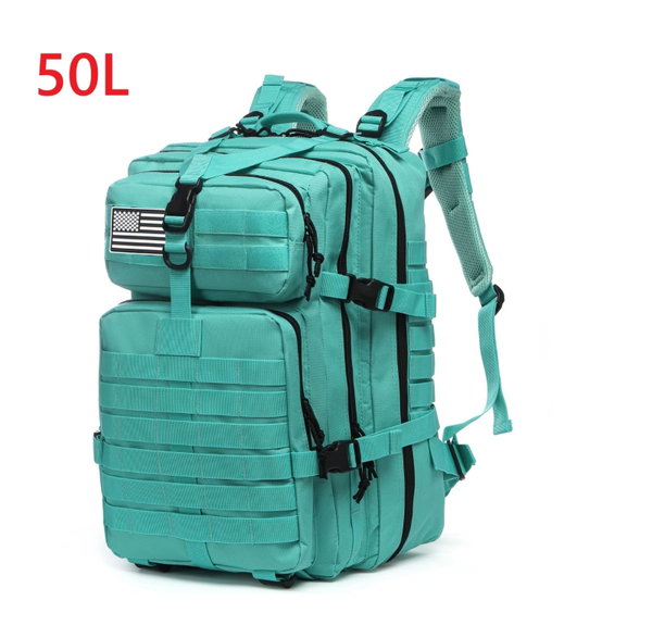 Plecak trekkingowy 25 l czarny 50 l (Cyan)