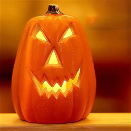 Świecąca dynia LED na Halloween, trójwarstwowa, kolor 102