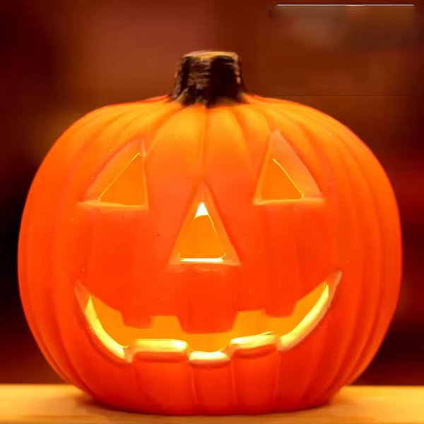 Świecąca dynia LED na Halloween, trójwarstwowa, kolor 113