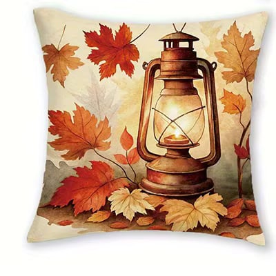 Poszewka na poduszkę z motywem jesiennym 45×45 cm kolor 003