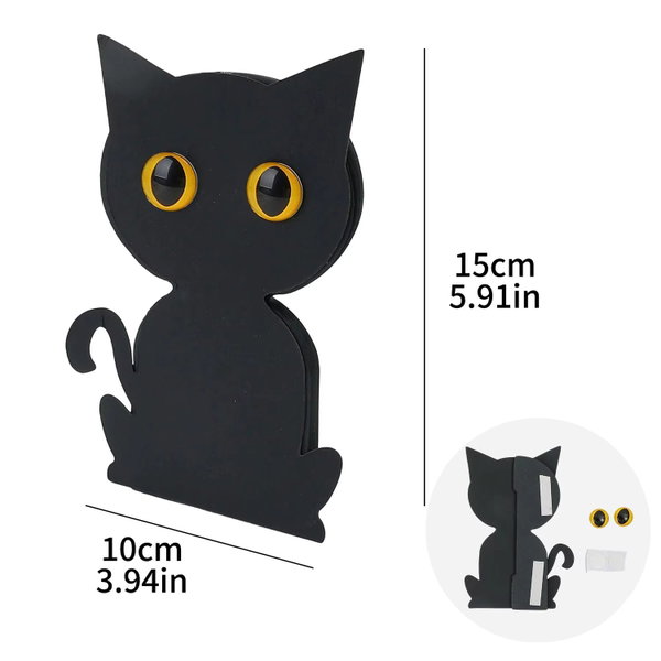 Ozdoba z papieru 3D na Halloween, kolor Cat, 1 szt.