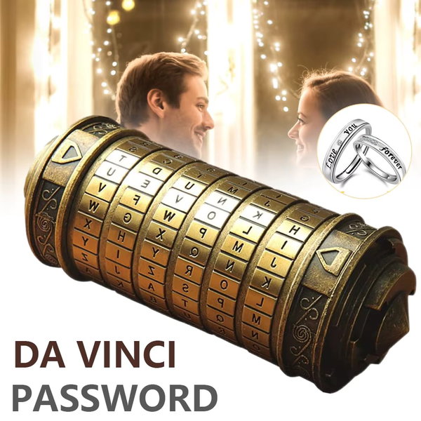 Mini Cryptex Ornament z Walentynkami