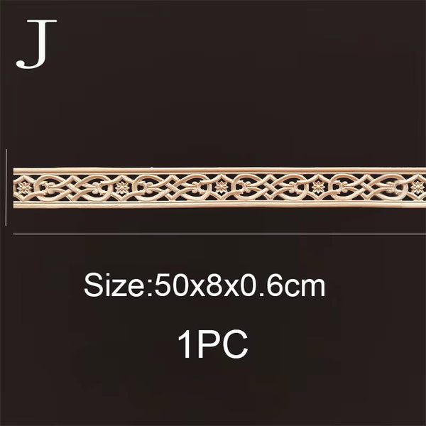 Listwy drewniane rzeźbione 50×6 cm – J 50×8cmx0.6 cm